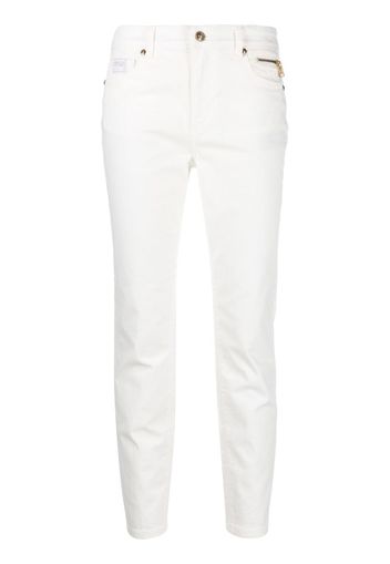 Versace Jeans Couture skinny cropped trousers - Bianco