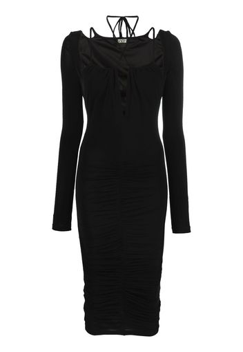 Versace Jeans Couture halterneck dress - Nero