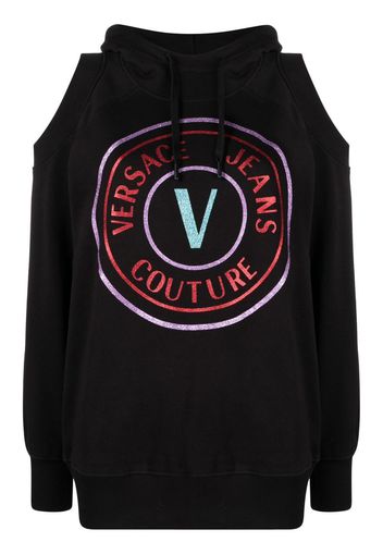 Versace Jeans Couture Felpa con cappuccio - Nero