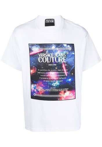 Versace Jeans Couture logo crew-neck T-shirt - Bianco