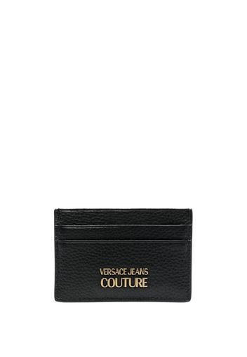 Versace Jeans Couture Portacarte con placca logo - Nero