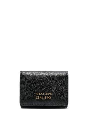 Versace Jeans Couture Portafoglio con placca logo - Nero