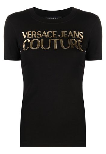 Versace Jeans Couture T-shirt con stampa - Nero