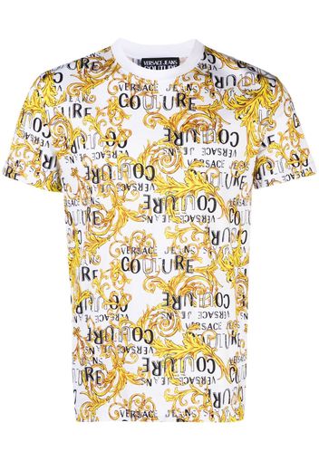 Versace Jeans Couture T-shirt con stampa - Bianco