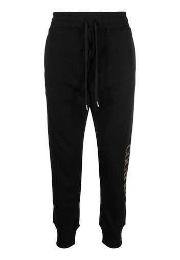 Versace Jeans Couture metallic-logo track pants - Nero