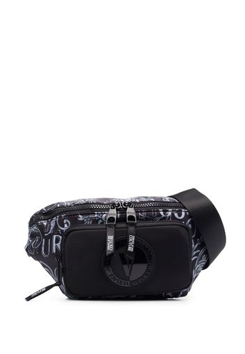 Versace Jeans Couture logo-print belt bag - Nero