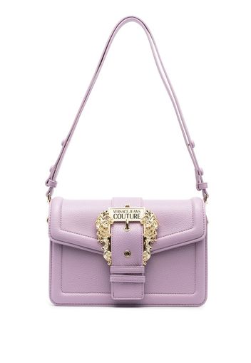 Versace Jeans Couture Borsa a tracolla con placca logo - Viola