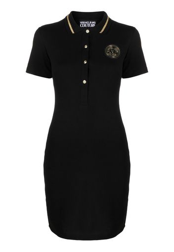 Versace Jeans Couture short sleeves shirt dress - Nero