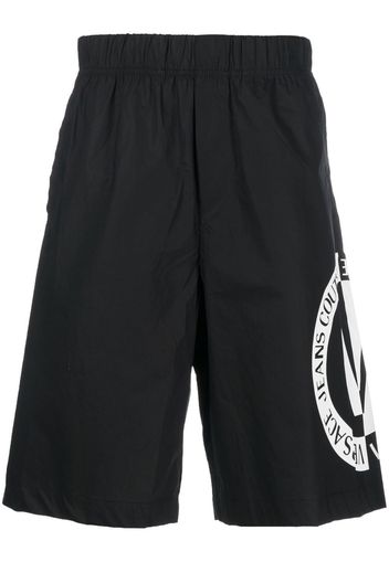 Versace Jeans Couture logo-print shorts - Nero