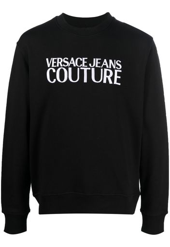 Versace Jeans Couture logo-patch sweatshirt - Nero