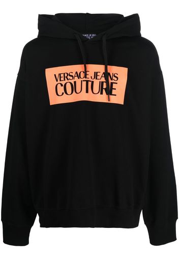 Versace Jeans Couture logo-print hoodie - Nero