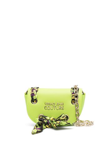 Versace Jeans Couture scarf-detail shoulder bag - Verde