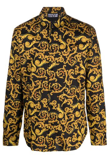 Versace Jeans Couture graphic-print cotton shirt - Nero