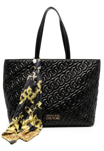 Versace Jeans Couture Borsa tote con stampa - Nero