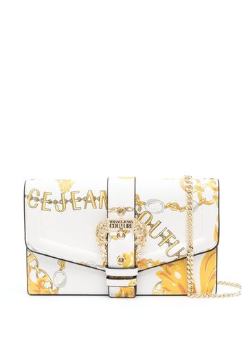 Versace Jeans Couture baroque-print cross body bag - Bianco