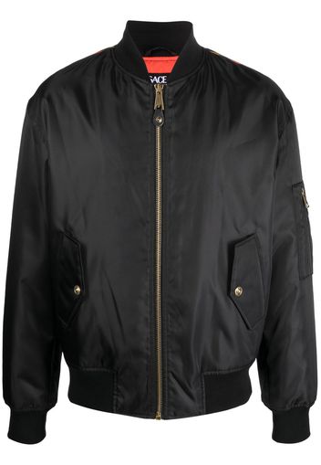 Versace Jeans Couture Bomber con stampa - Nero