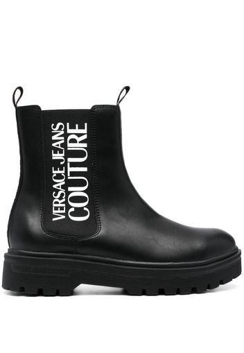 Versace Jeans Couture leather Chelsea boots - Nero