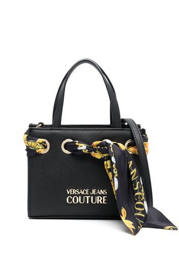 Versace Jeans Couture Chain Couture scarf-detail mini bag - Nero