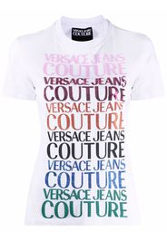 Versace Jeans Couture logo-print short-sleeved T-shirt - Bianco