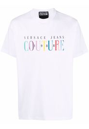 Versace Jeans Couture logo-print cotton T-shirt - Bianco