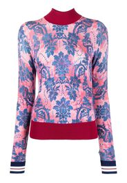 VERSACE JEANS COUTURE Maglione con stampa - Rosa