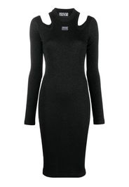 Versace Jeans Couture cut-out knitted dress - Nero