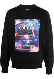 Versace Jeans Couture graphic-print crew neck sweatshirt - Nero