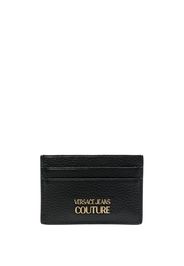 Versace Jeans Couture Portacarte con placca logo - Nero