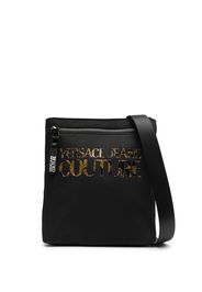 Versace Jeans Couture Borsa messenger con decorazione - Nero