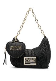 Versace Jeans Couture faux-leather matelassé shoulder bag - Nero