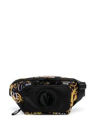 Versace Jeans Couture Logo Lock Barocco-print belt bag - Nero