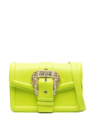 Versace Jeans Couture Baroque-buckle shoulder bag - Verde