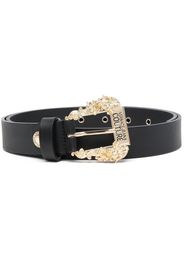 Versace Jeans Couture Baroque-buckle leather belt - Nero