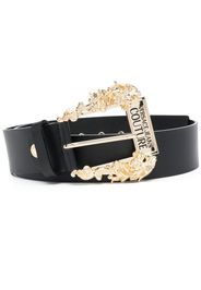 Versace Jeans Couture logo embellished buckle belt - Nero