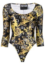 Versace Jeans Couture logo-print long-sleeve body - Nero