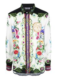 Versace Jeans Couture logo-print long-sleeve shirt - Bianco