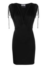 Versace Jeans Couture V-neck sleeveless minidress - Nero