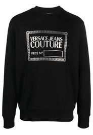 Versace Jeans Couture Felpa con stampa - Nero