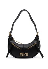 Versace Jeans Couture logo-lettering faux-leather shoulder bag - Nero