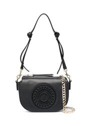 Versace Jeans Couture Borsa a tracolla con logo goffrato - Nero