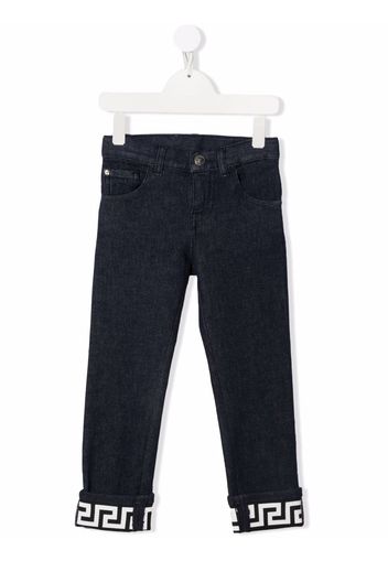 Versace Kids Jeans slim - Blu