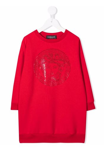 Versace Kids Abito modello felpa Medusa - Rosso