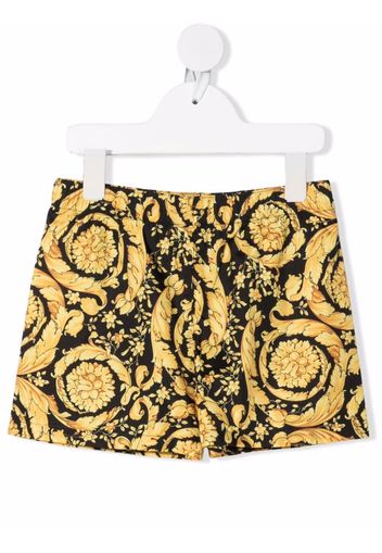 Versace Kids Costume da bagno con stampa - Nero