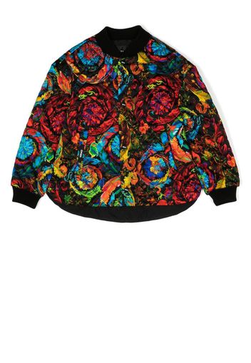 Versace Kids Calidescope bomber-jacket - Multicolore