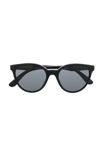 Versace Kids logo cat-eye sunglasses - Nero