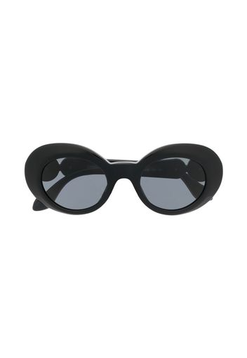 Versace Kids oval-frame sunglasses - Nero