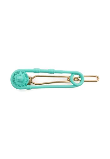 Versace Kids Medusa Head-logo hair clip - Verde