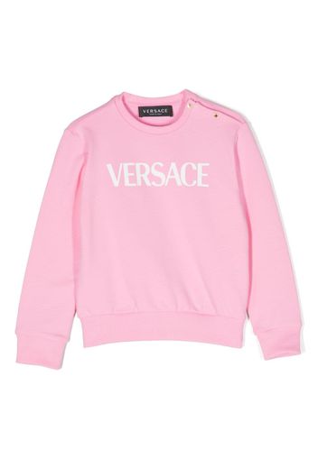 Versace Kids Medusa Head-motif jersey sweatshirt - Rosa
