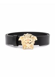 Versace Kids Medusa-plaque buckle belt - Nero