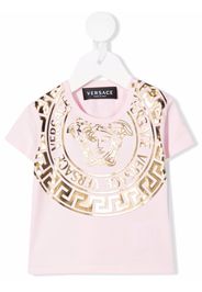 Versace Kids Medusa Head-print T-shirt - Rosa